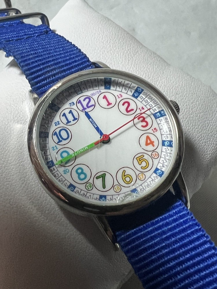 Your Time Teacher, classic Design Junior Watch, 33 Mm Case, Easy Learn Time.