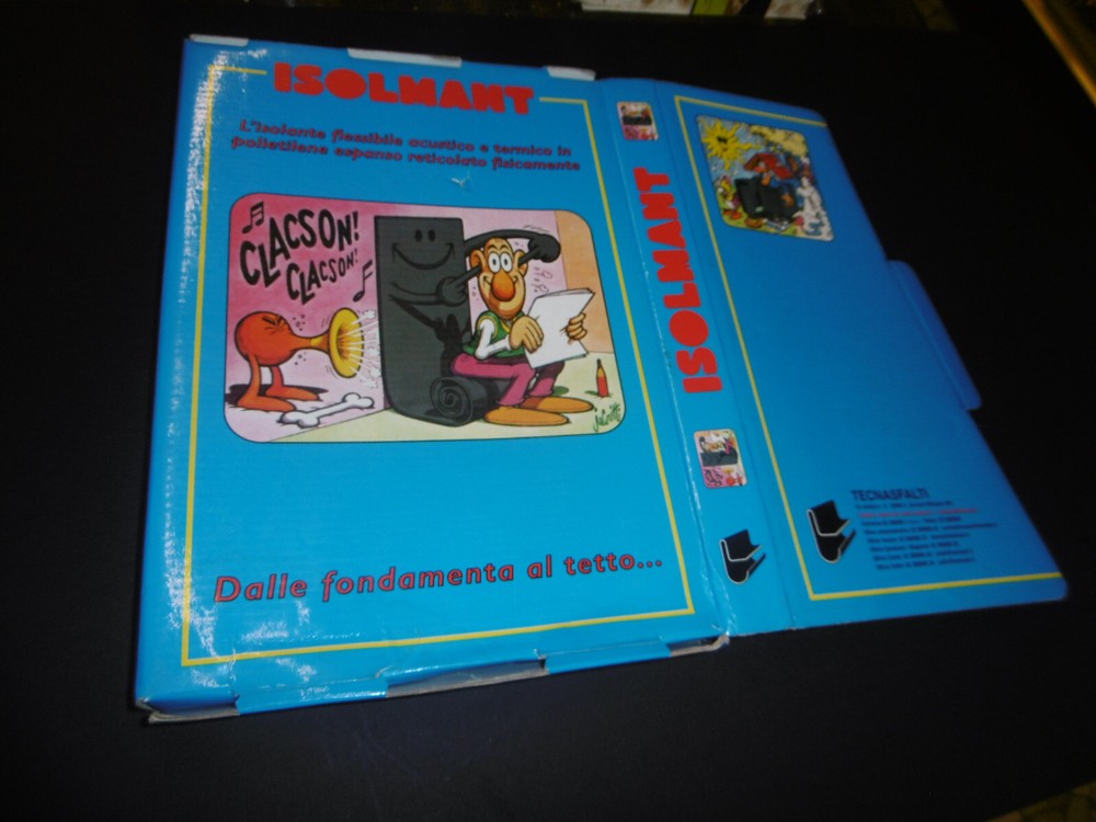 ISOLMANT CONTAINER BOX WITH DESIGNS BY JACOVITTI