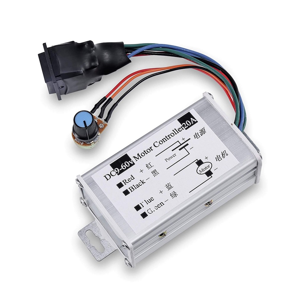 DC Motor Speed ControllerBrush Motor Driver Controls Module DC 9V-60V 12V 24V...