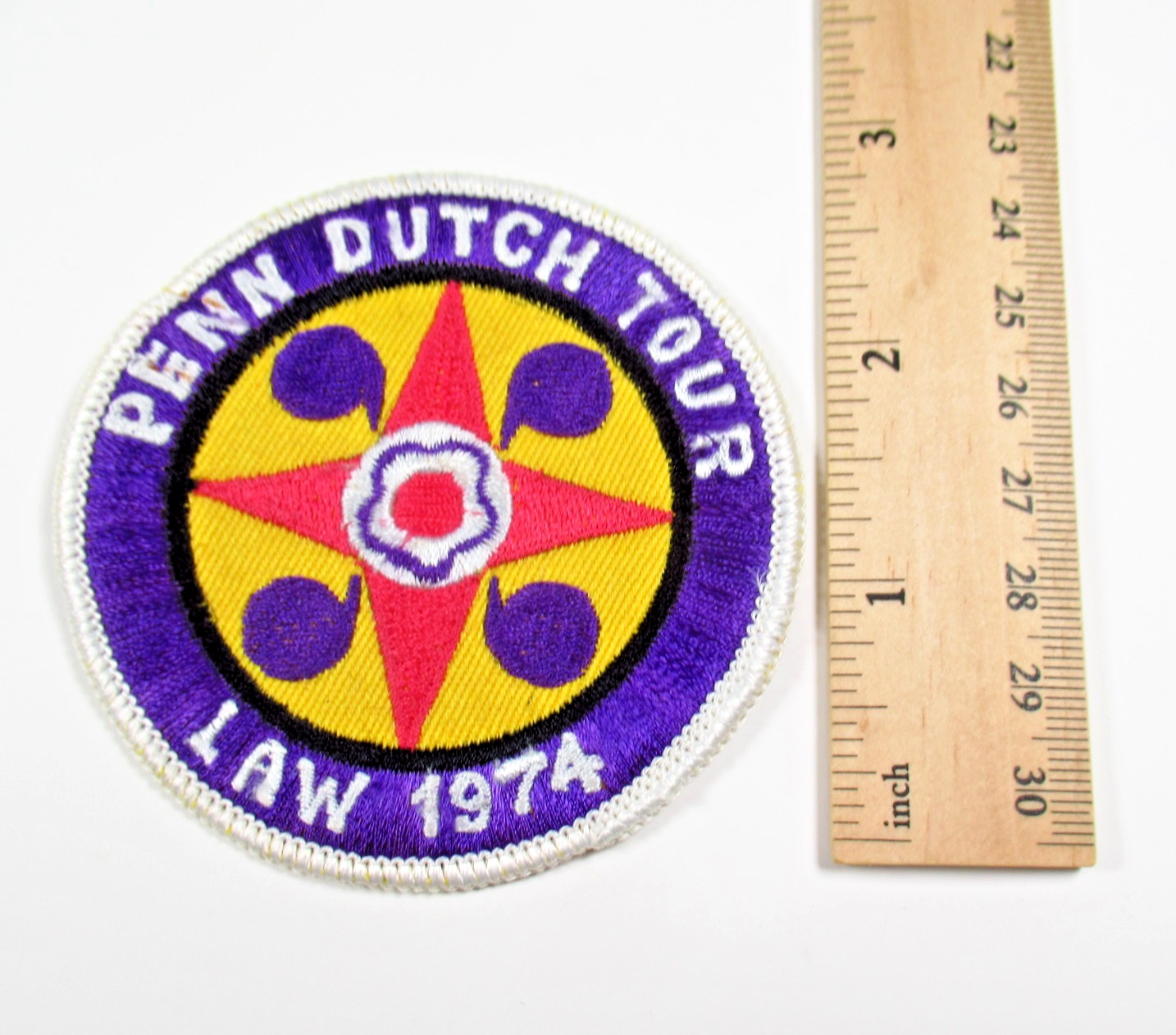 Penn Dutch Tour LAW 1974 Patch Vintage Cycling League of American Wheelmen