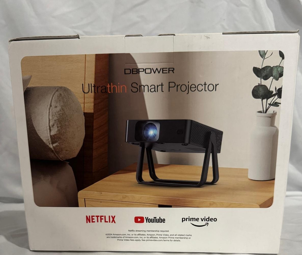 DBPOWER Ultrathin Smart Projector (A4)