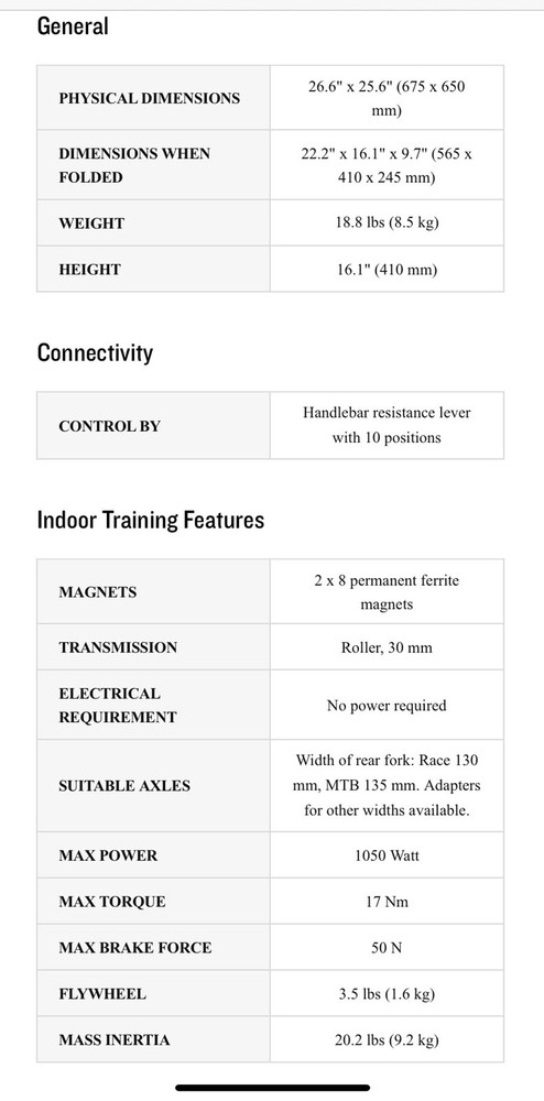 Tacx Boost Cycling Trainer