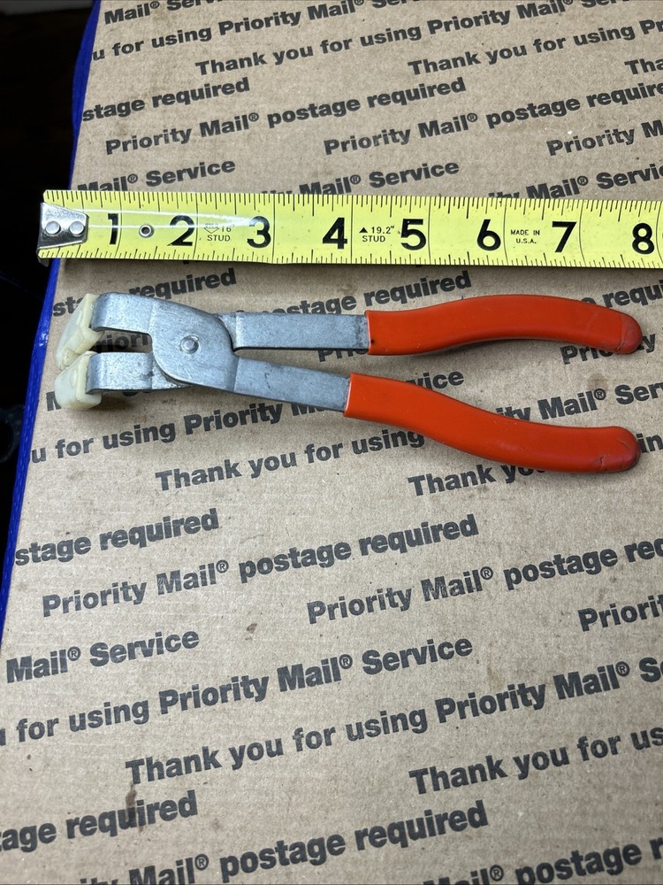 Cal-Van Tools 143 Spark Plug Boot Wire Pliers Nice Red Handle U.S.A.