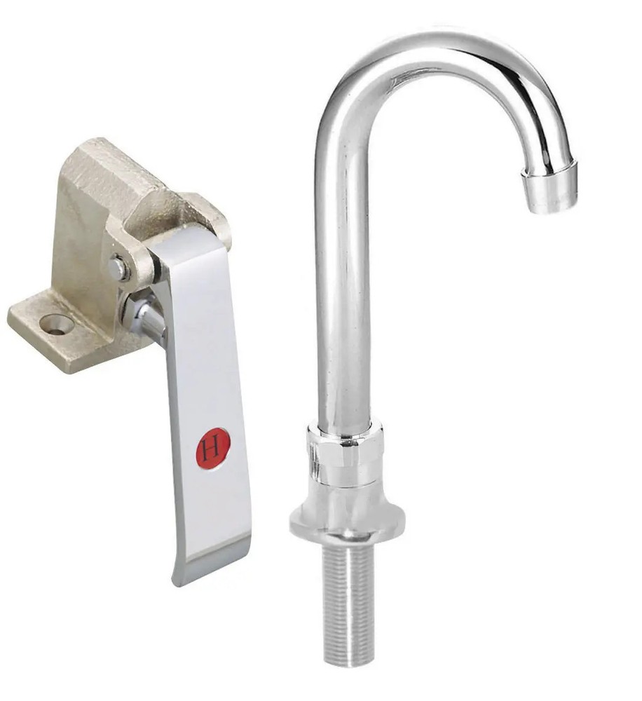 BK Resources BKSPKV-DGS-G Deck Mount Knee Valve Assembly