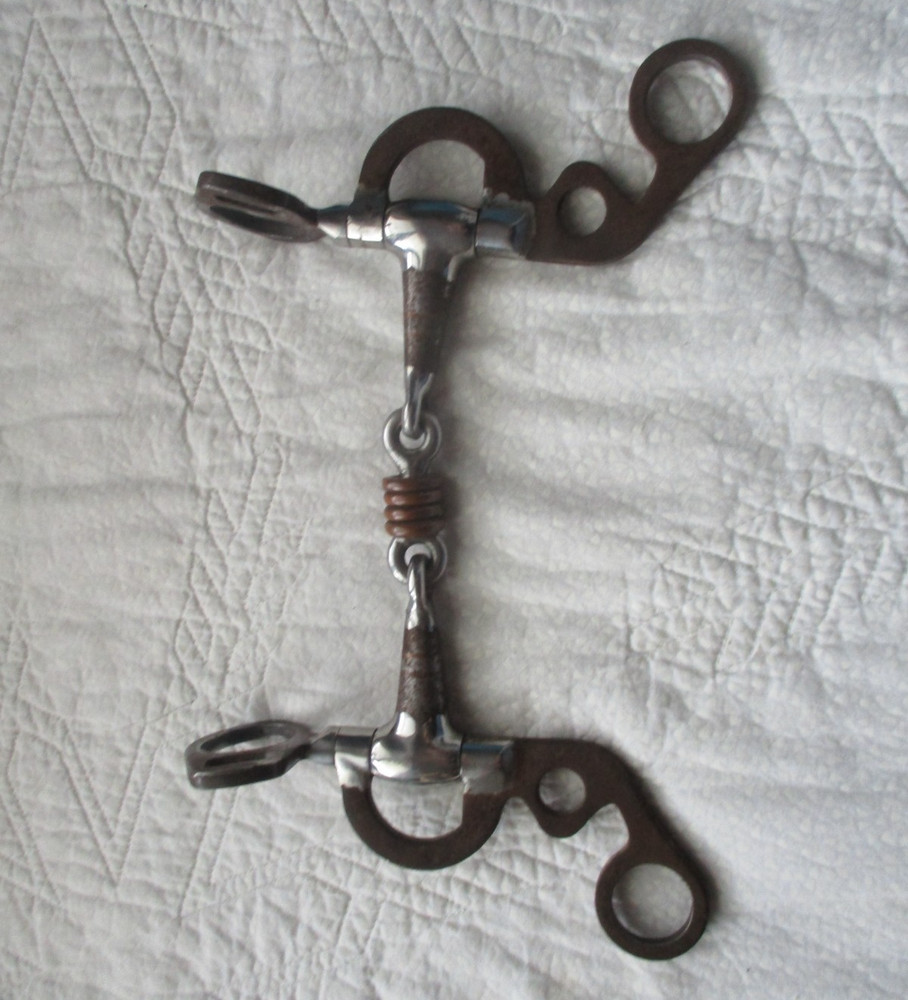 5" USED WESTERN BIT BROWN IRON, SILVER DOTTED DOUBLE JOINT