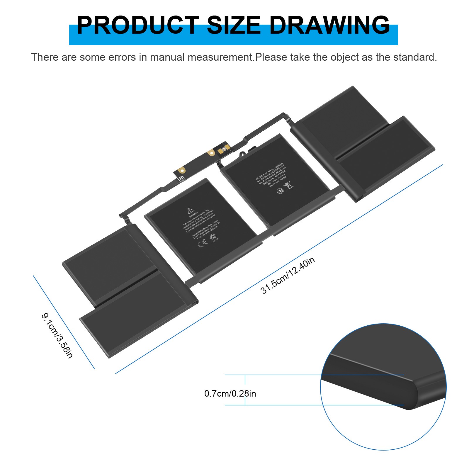 ✅LOT A1707 A1820 Battery for Apple Macbook Pro 15" Late 2016 Mid 2017 EMC 3162