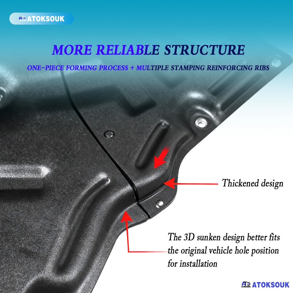 Engine Skid Plate For Audi Q5 2009-2017 Splash Guard Undercarriage shield