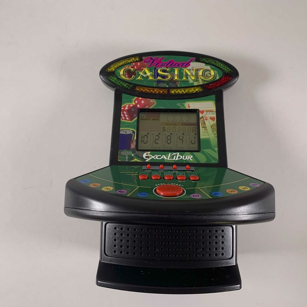 Electronic Game Excaliber Electronics Virtual Casino Tested Worked          B-B