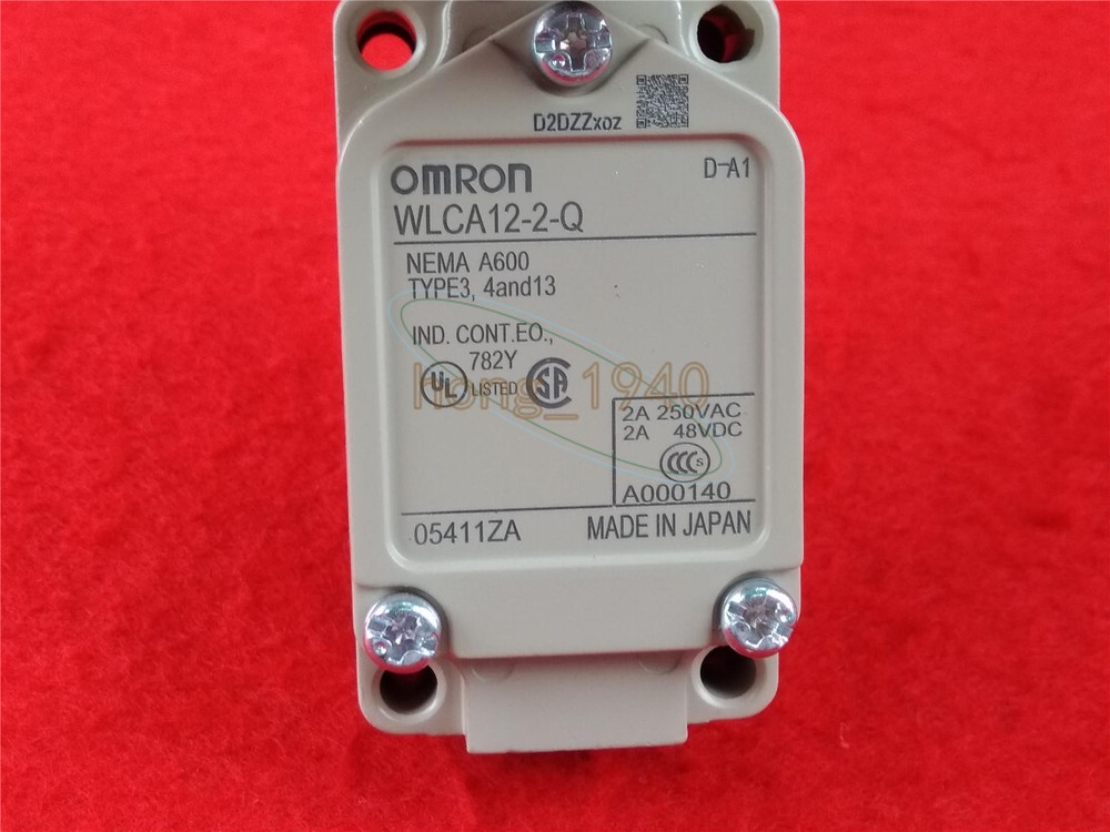 New WLCA12-2-Q Omron Limit Switch
