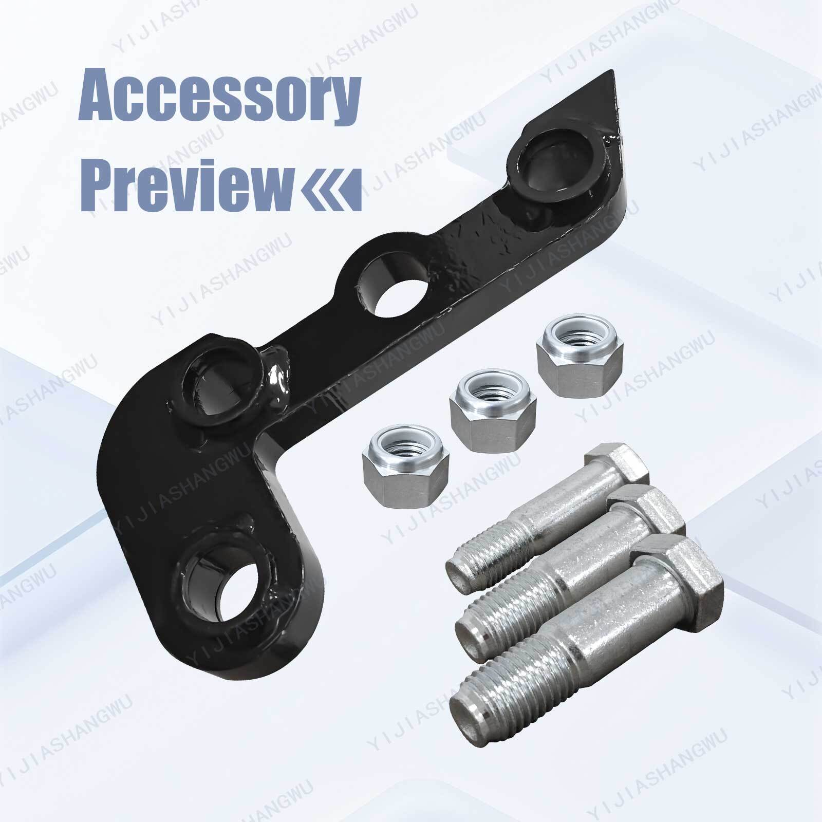 Single L-shaped bracket，FOR Mini Excavator Three Holes Hydraulic Clip Thumb