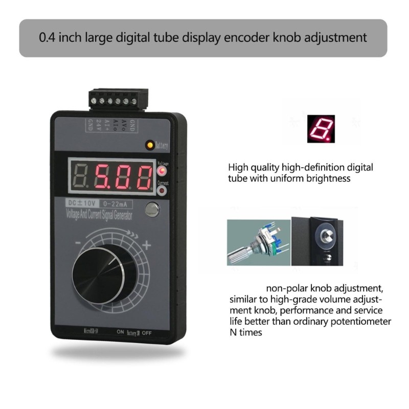 Multifunction Signal Simulators with Digital Display Screen Signal Calibration