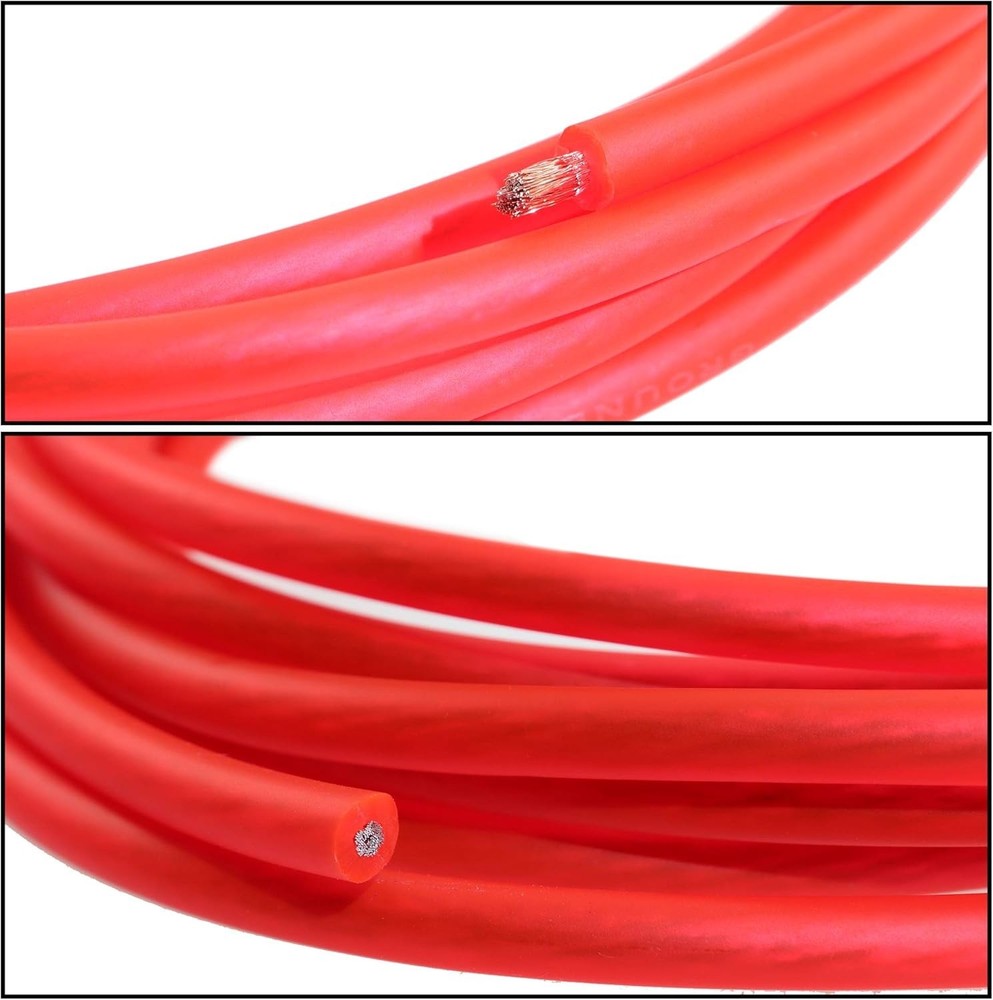 Universal 4 Gauge Wiring Kit for Multi-Channel Audio - Easy Setup & Installation