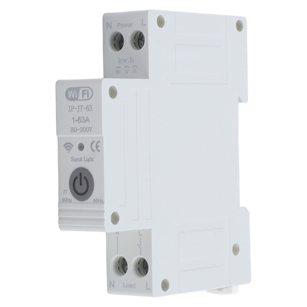 Smart WiFi Circuit Breaker Wireless Remote Control Enegy Meter Switch Protector