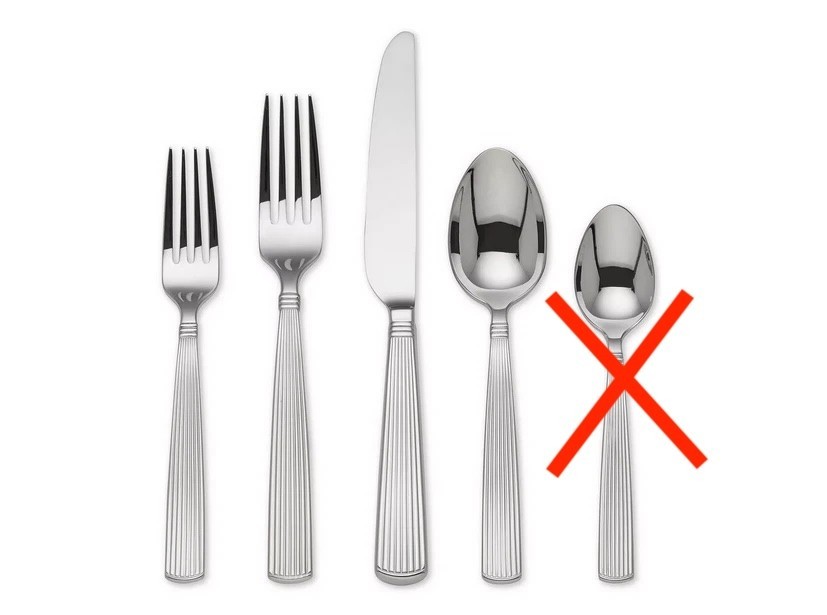 Reed & Barton T1013 Kennington Flatware 4 Piece Set - Missing Teaspoon