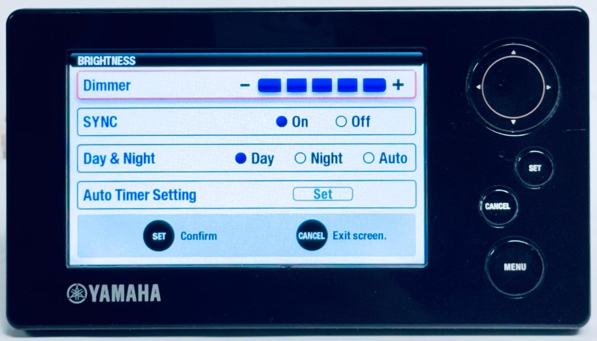Yamaha 6Y9-83710-14-00 OEM Command Link Plus LCD Display