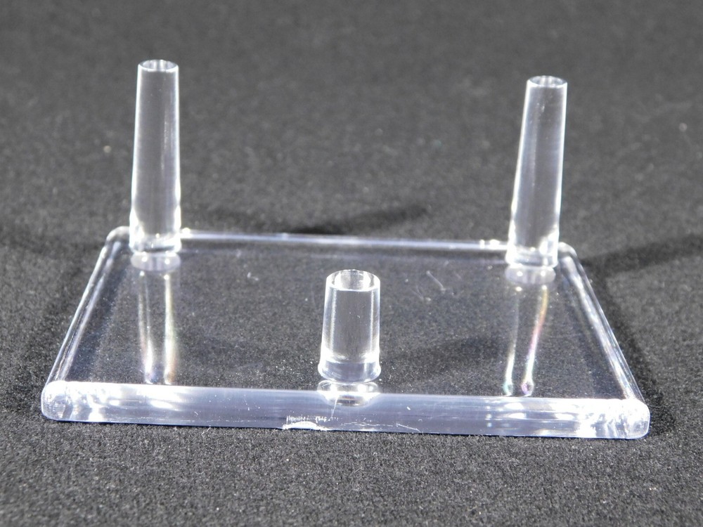 Heavy Duty THREE Post SPHERE Display Stand LARGER Size Clear Acrylic