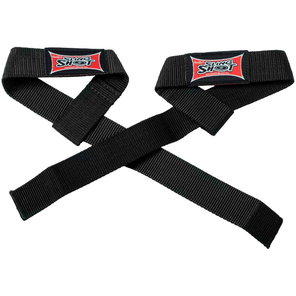 Sling Shot Nylon Weight Lifting Straps by Mark Bell - Simple loop design!