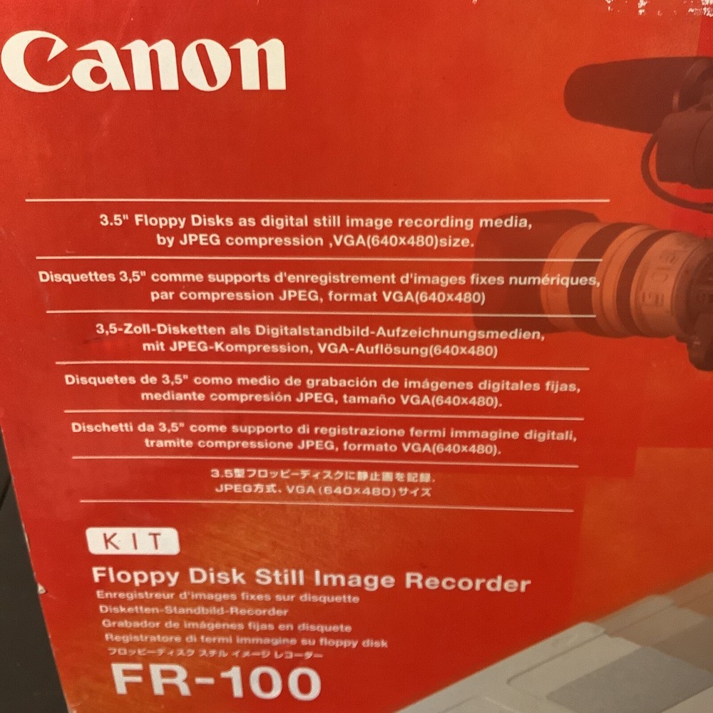 Canon FR-100 Floppy Disk Still Image Recorder