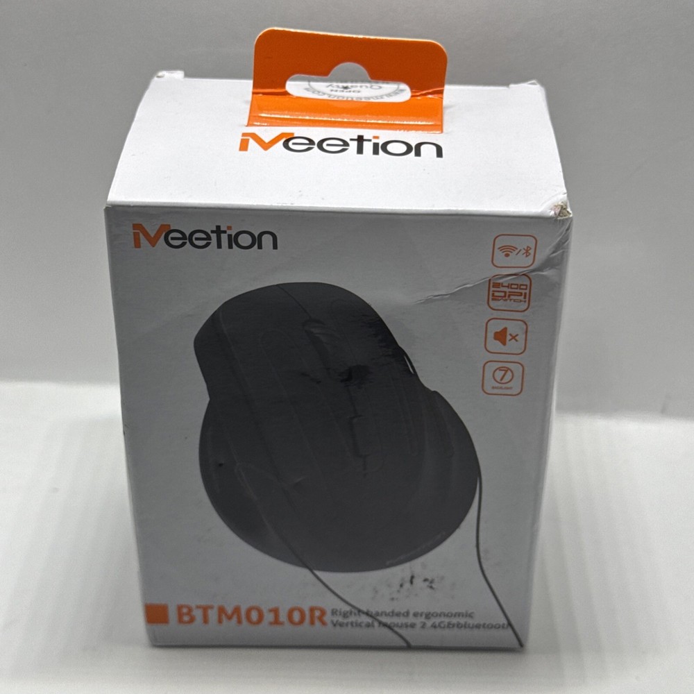 MEETION Ergonomic Vertical Mouse, Wireless Vertical Mouse. Bluetooth