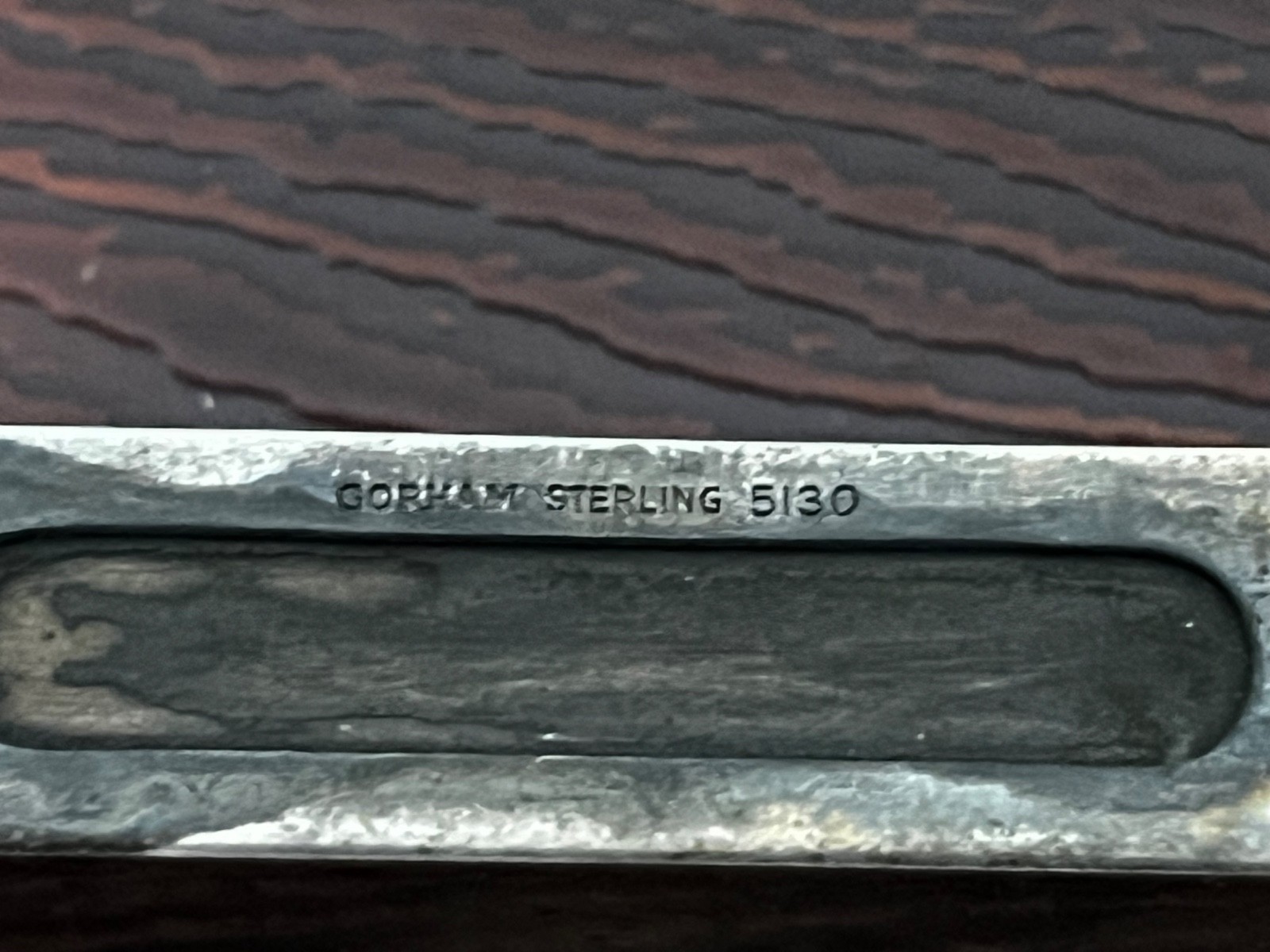 ANTIQUE GORHAM STERLING 5130 MATCH BOX HOLDER With Box & Matches -Has Monogram