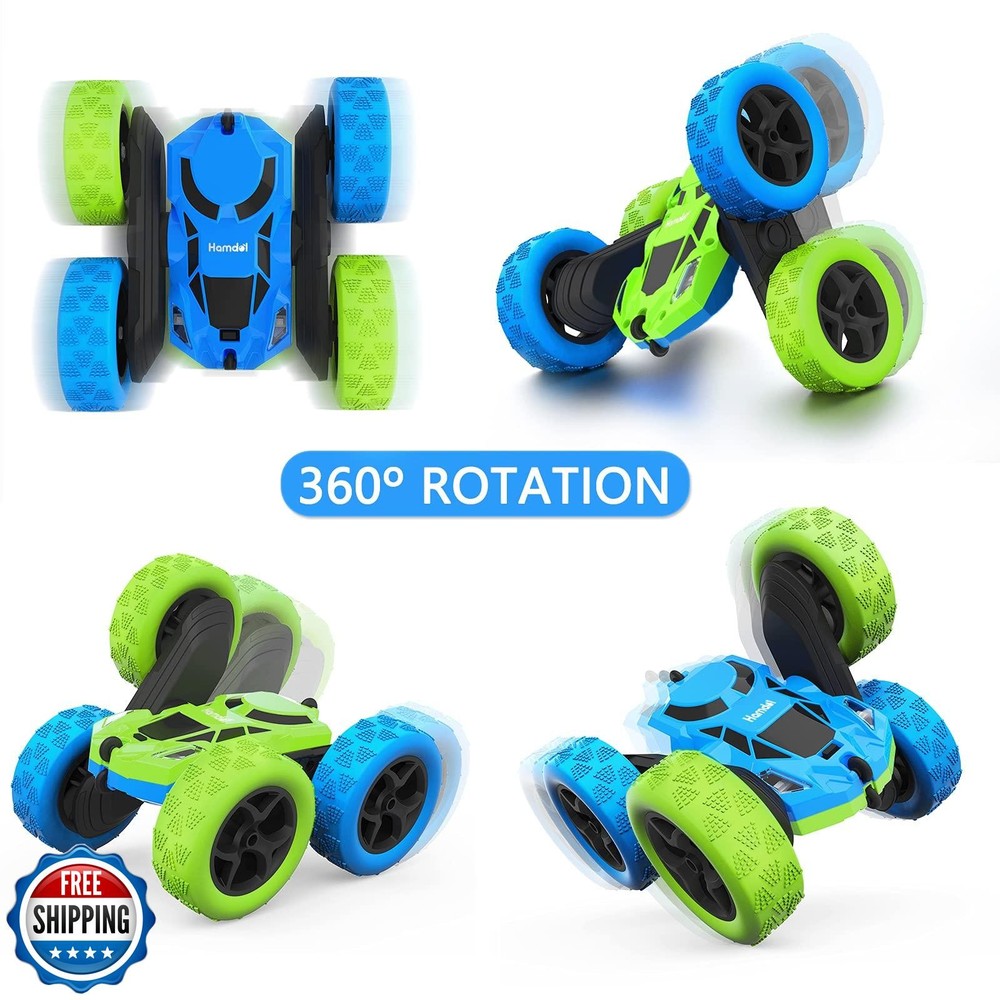 Hamdol Remote Control Car for Kids, 360° Rotating Double-Sided RC