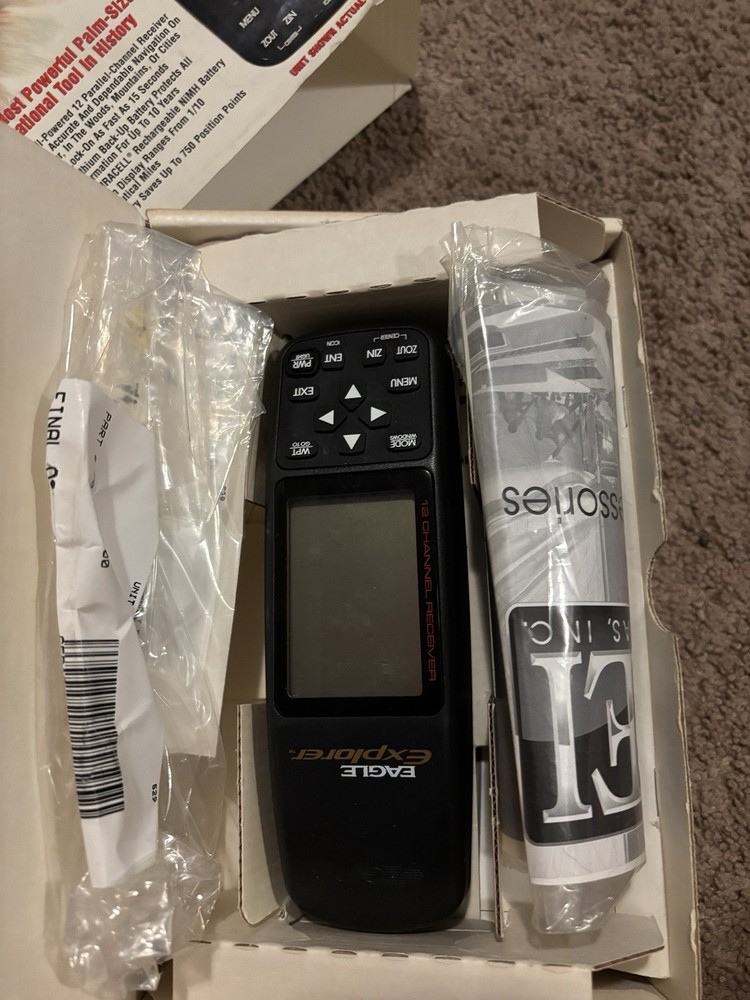 Eagle Explorer Handheld GPS Hiking Device, Large Memory, Digital, Black