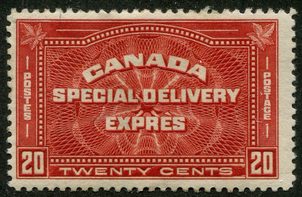 Canada B.O.B. E4 Mint Special Delivery Stamp