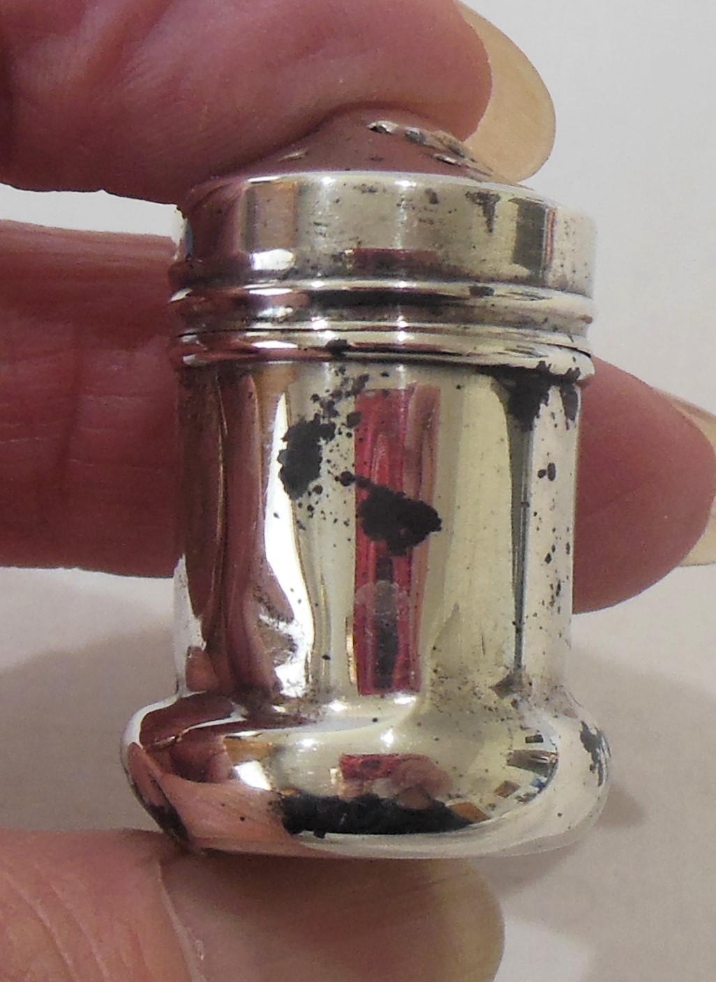 Set of 6 Mini Sterling Salt & Pepper Shakers VL Vincenzo Lollo NY MIB