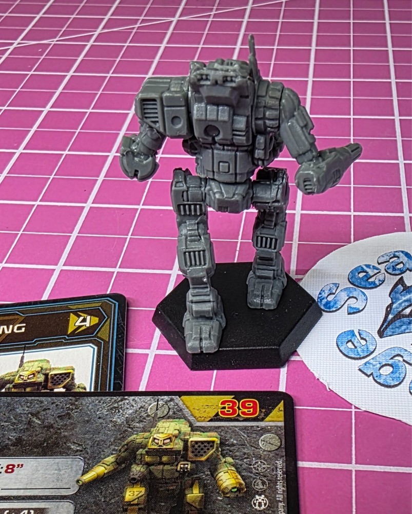BattleTech Orion Mech -- Inner Sphere Direct Fire Lance + Cards