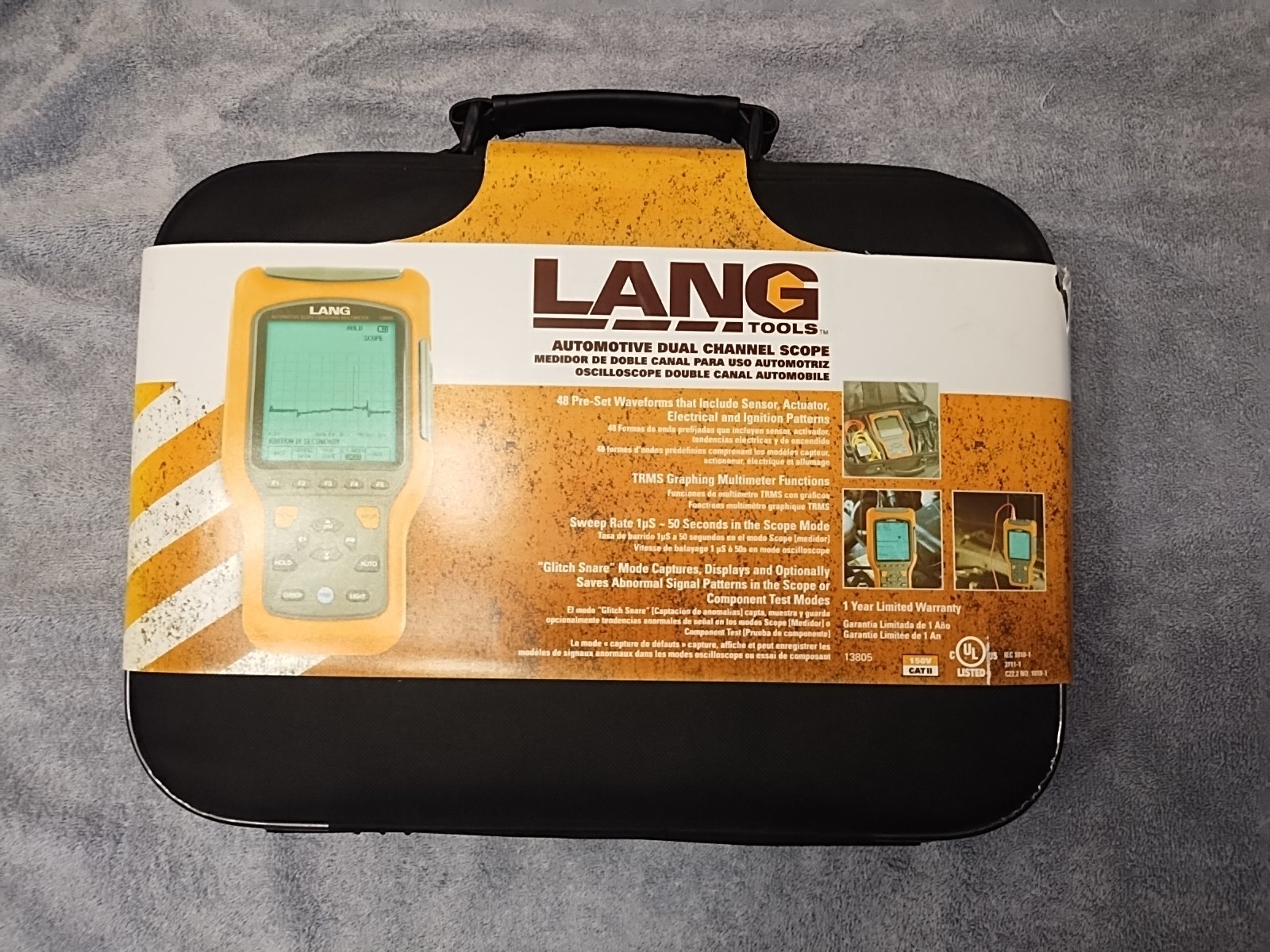 Lang Tools Automotive Dual Channel Scope / Digital Multi Meter 13805