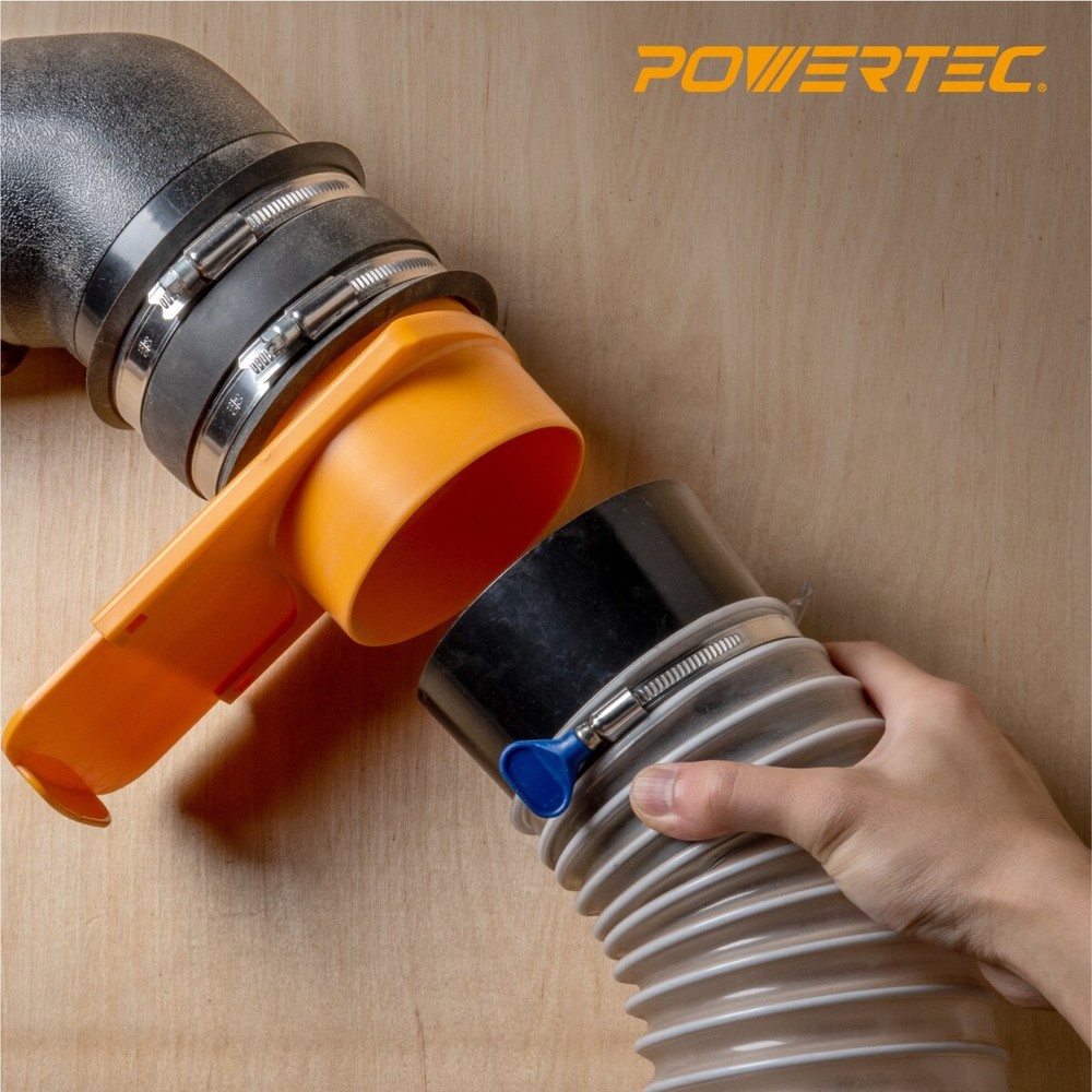 POWERTEC 4-Inch Quick Connect & Disconnect Adapter (70112)