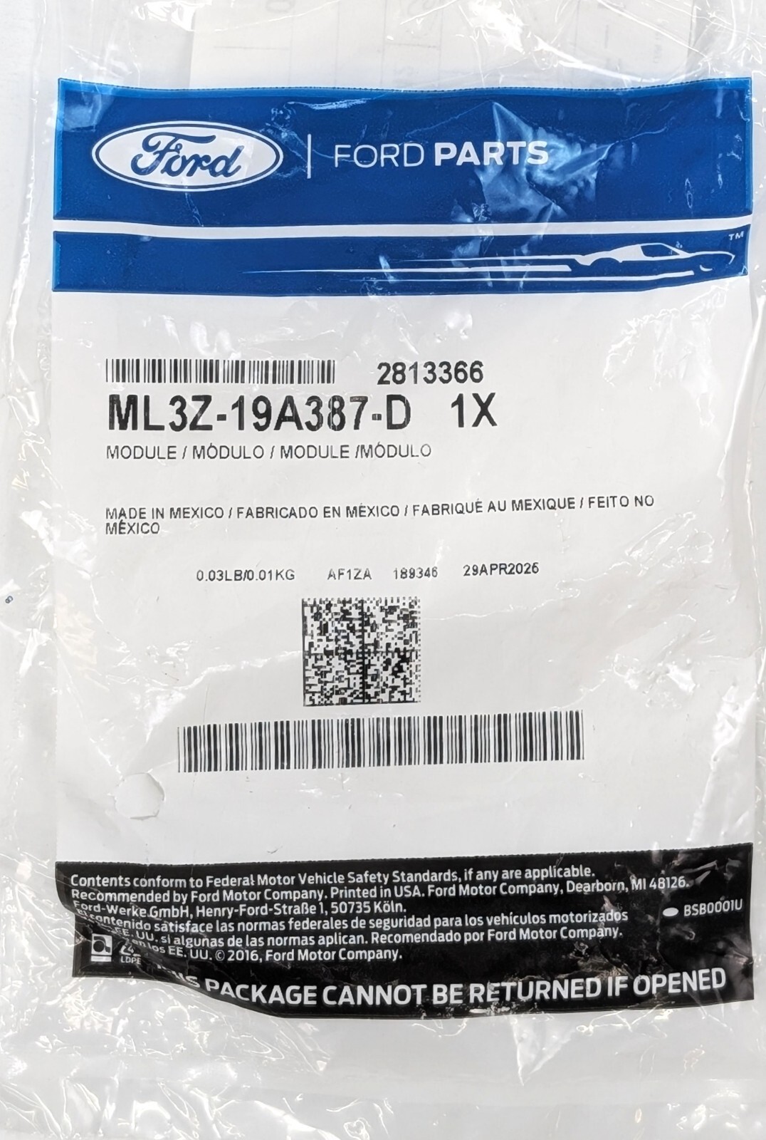 OEM NEW 20-25 F-150 Ford USB Media Hub Type A & C Charge Port Sync 3.4 Upgrade