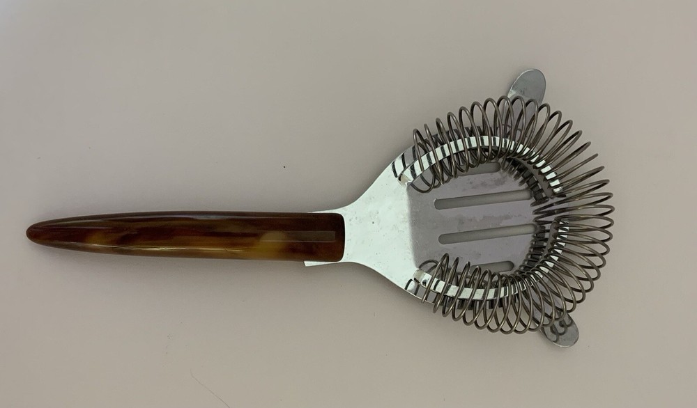 MCM Bakelite Cocktail Bar Strainer