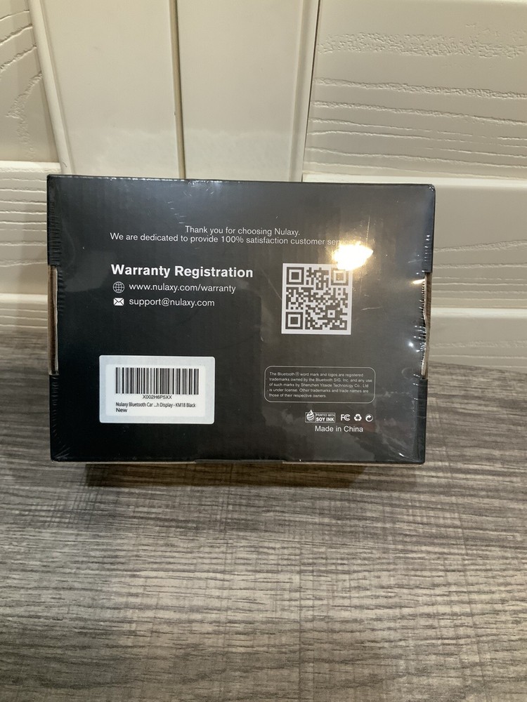 NULAXY KM18 FM Transmitter Bluetooth For Car NIB