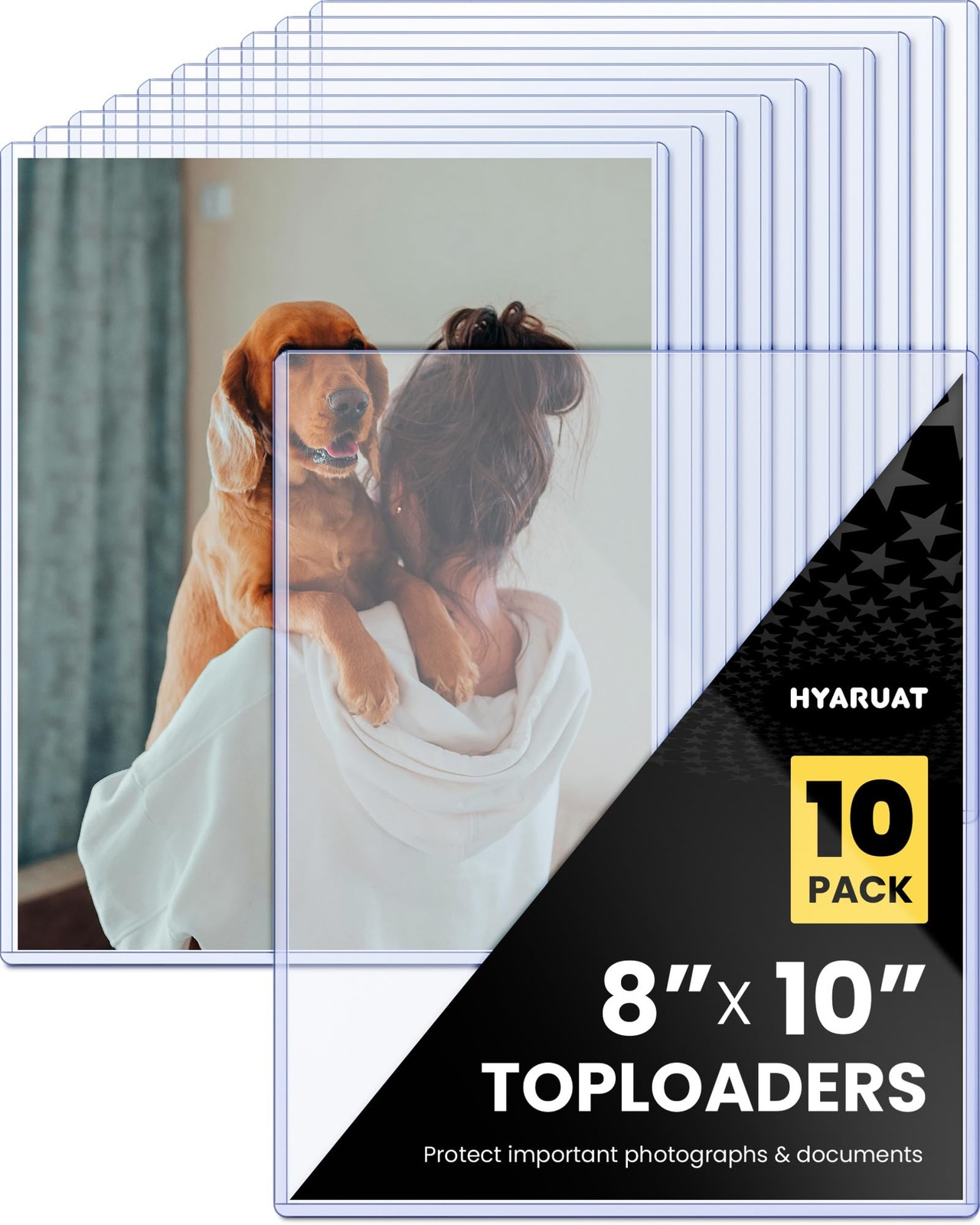 10 Pack 8x10 Toploaders Clear Rigid Photo Document Protector Sleeves