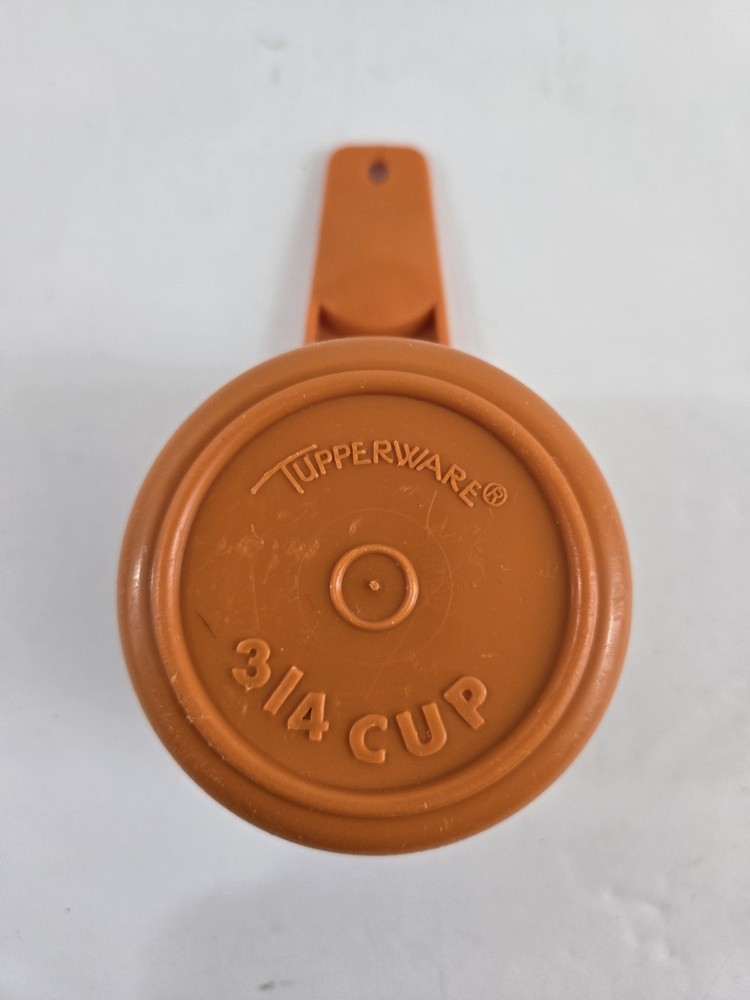 Tupperware Measure Cup 3/4 Cup ONLY Orange Replacement 762 Nesting Measuring
