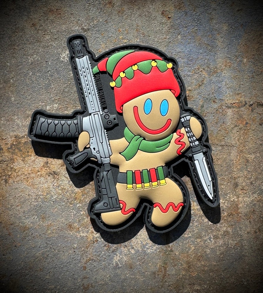 Patriot Patch Co. - Tactical Gingerbread Man Auto Shotty - Patch