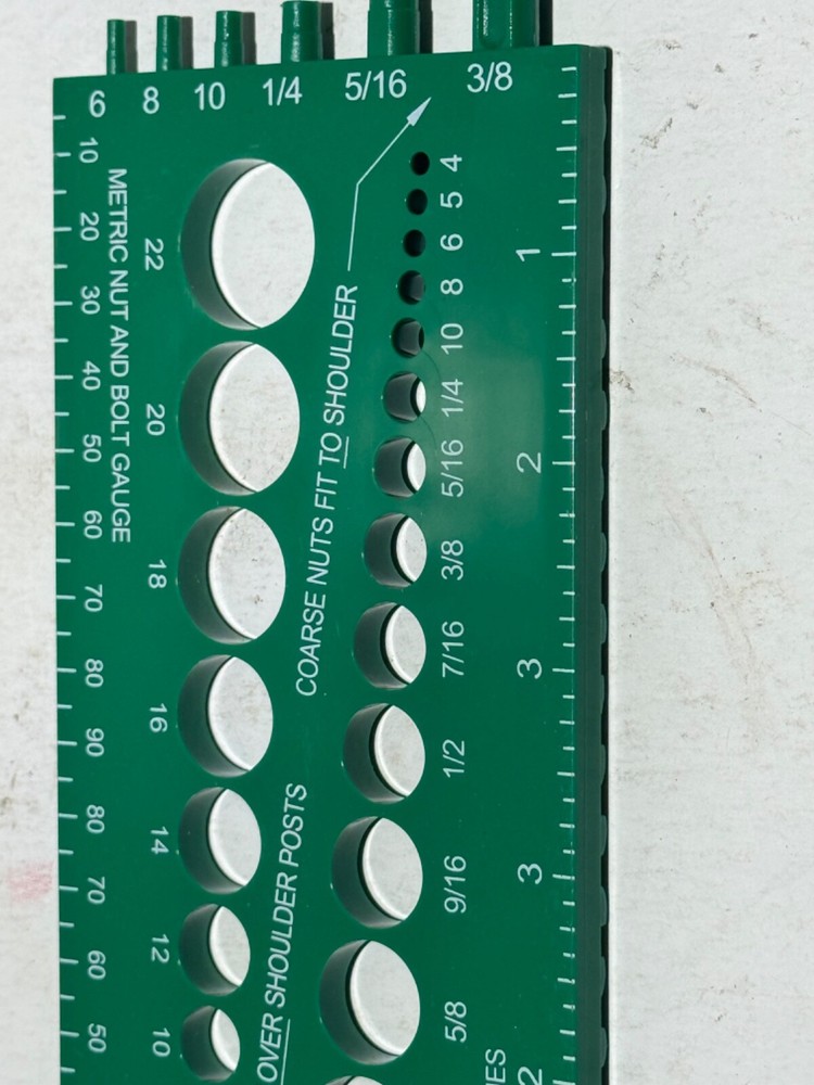 Precision Industries Thread Size Template