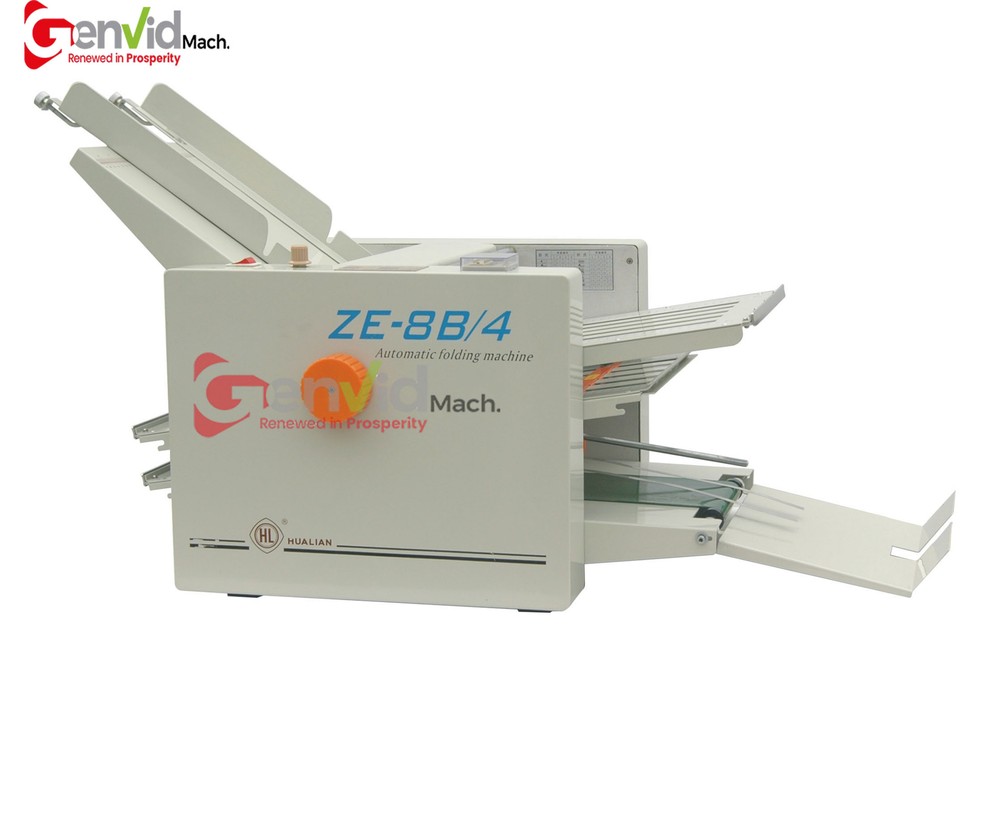 110V Automatic Paper Folding Machine Auto Document Leaflet Brochure Folder