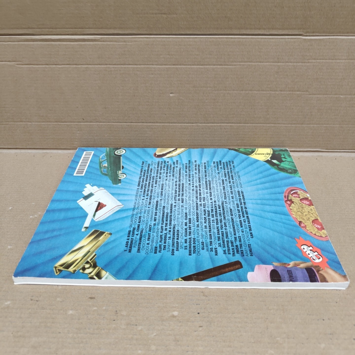 The Commercials TeeVee Toons Music Book Big Note Original Classic Jingles 1990