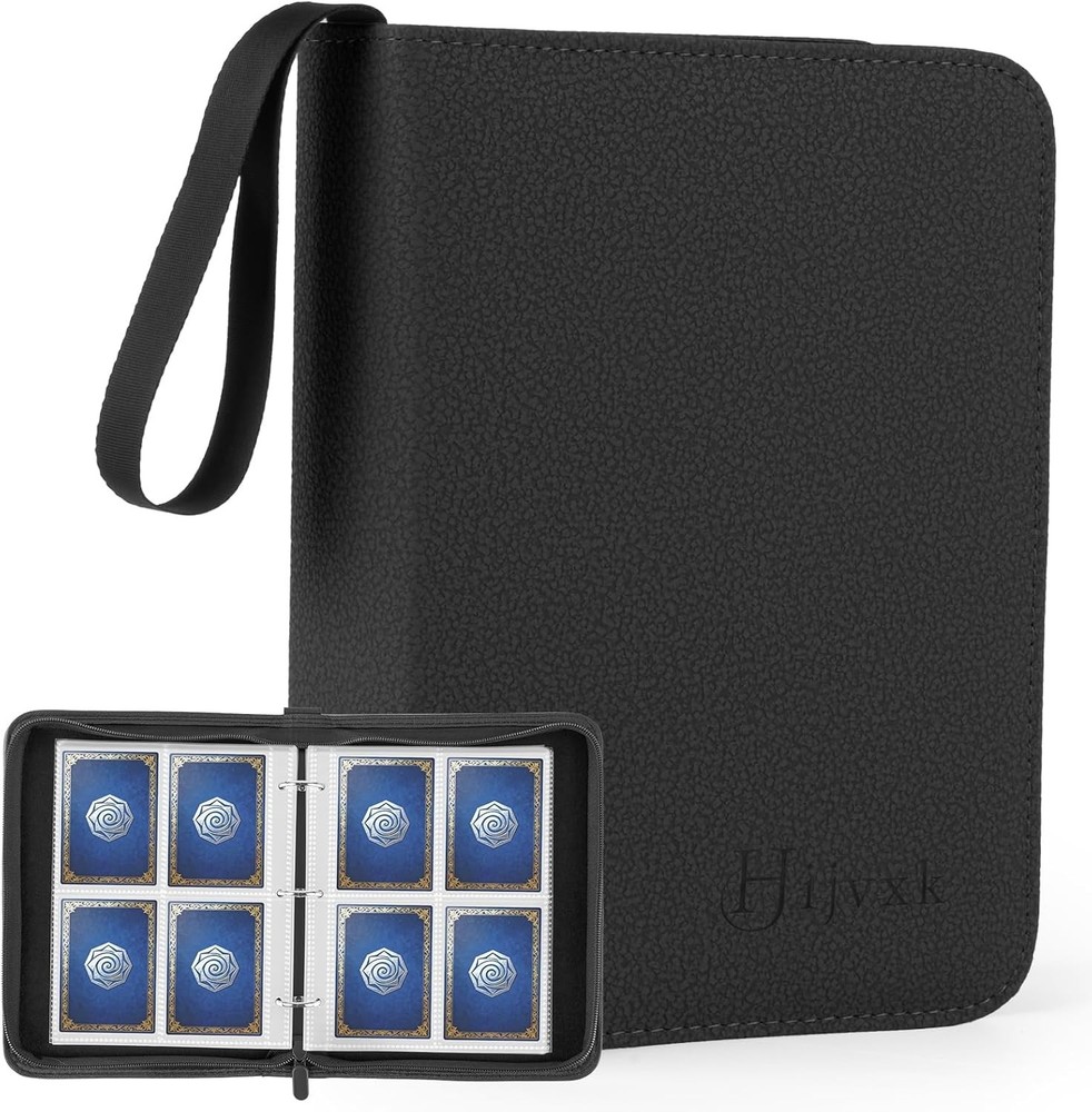 Top Loader Binder 4 Pocket for 144 Toploaders, Side Loading Toploader...