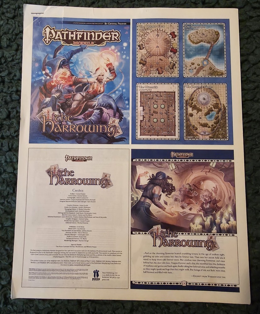 Pathfinder 1e Adventure Paths Lot