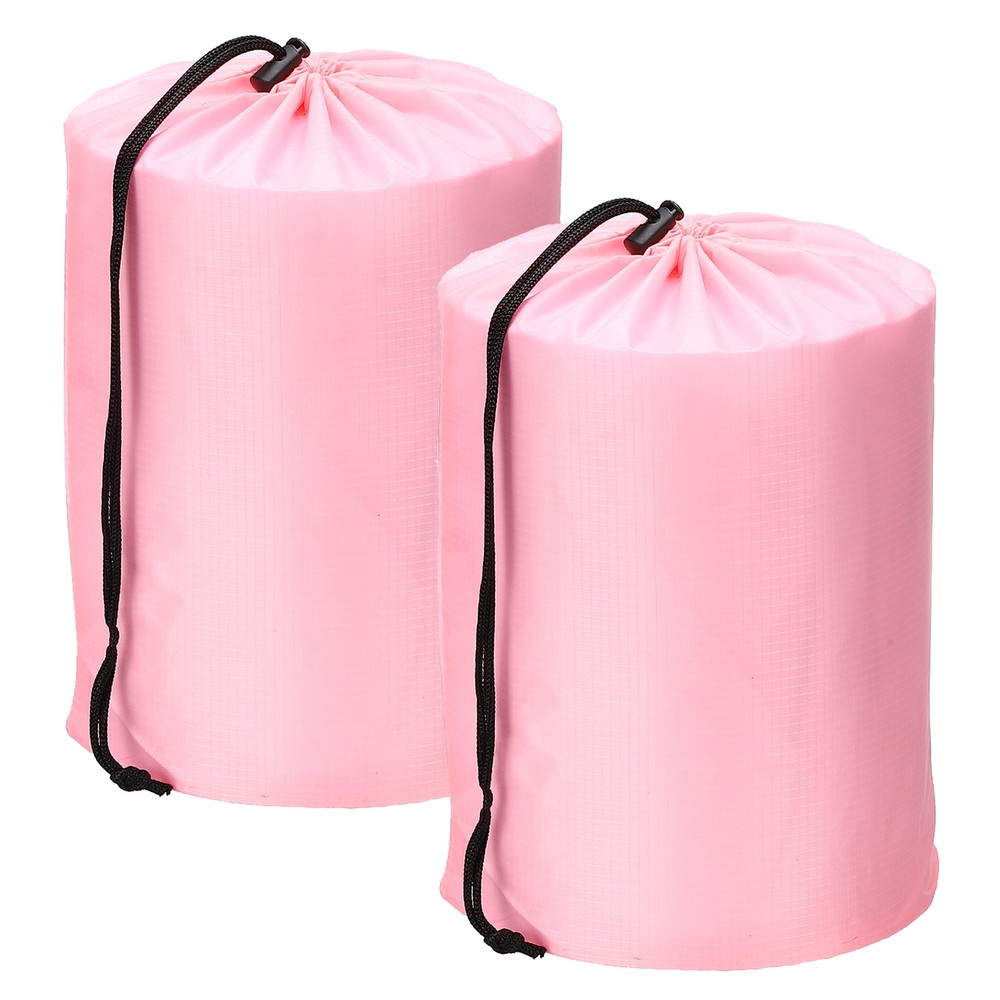 Drawstring Bag, Storage Bags, 5x10" & 2Pcs & Pink