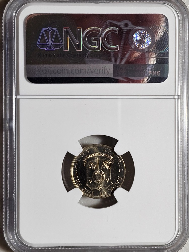 Philippines 10 Centavos 1966 NGC MS 66