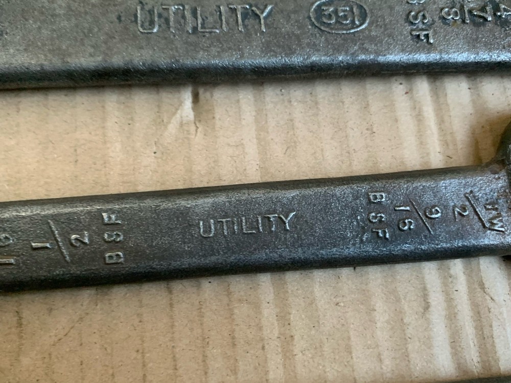 vintage utility spanner wrenches