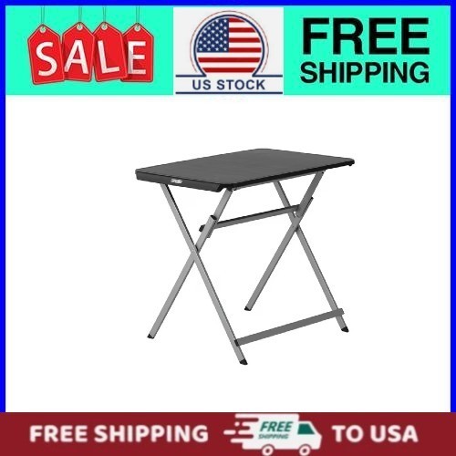 Lifetime 30-Inch Rectangular Folding Table, Light Commercial Grade, Black