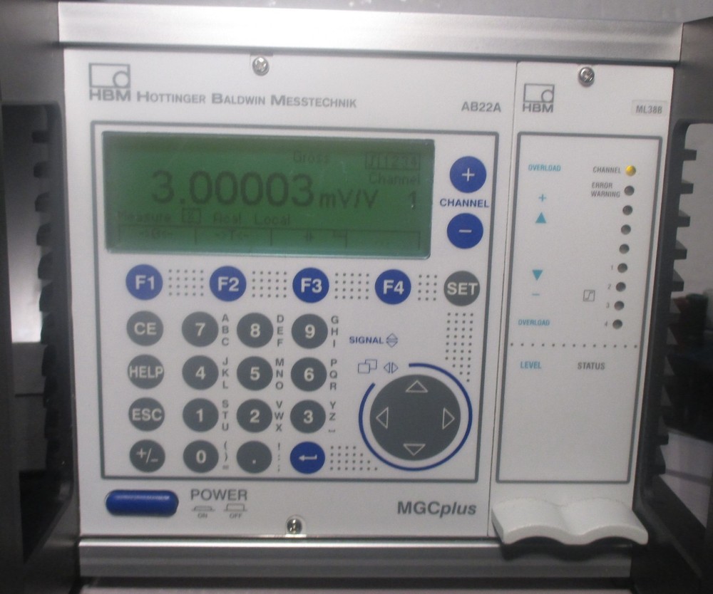 HBM, MGCplus with ML38B Calibration Amplifier Card
