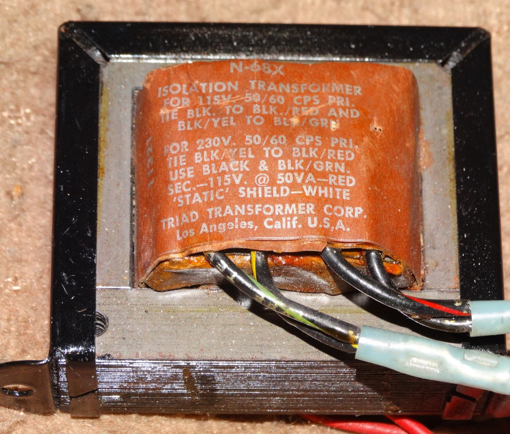 TRIAD N-86X Isolation Transformer multi voltage tested perfect working condiion