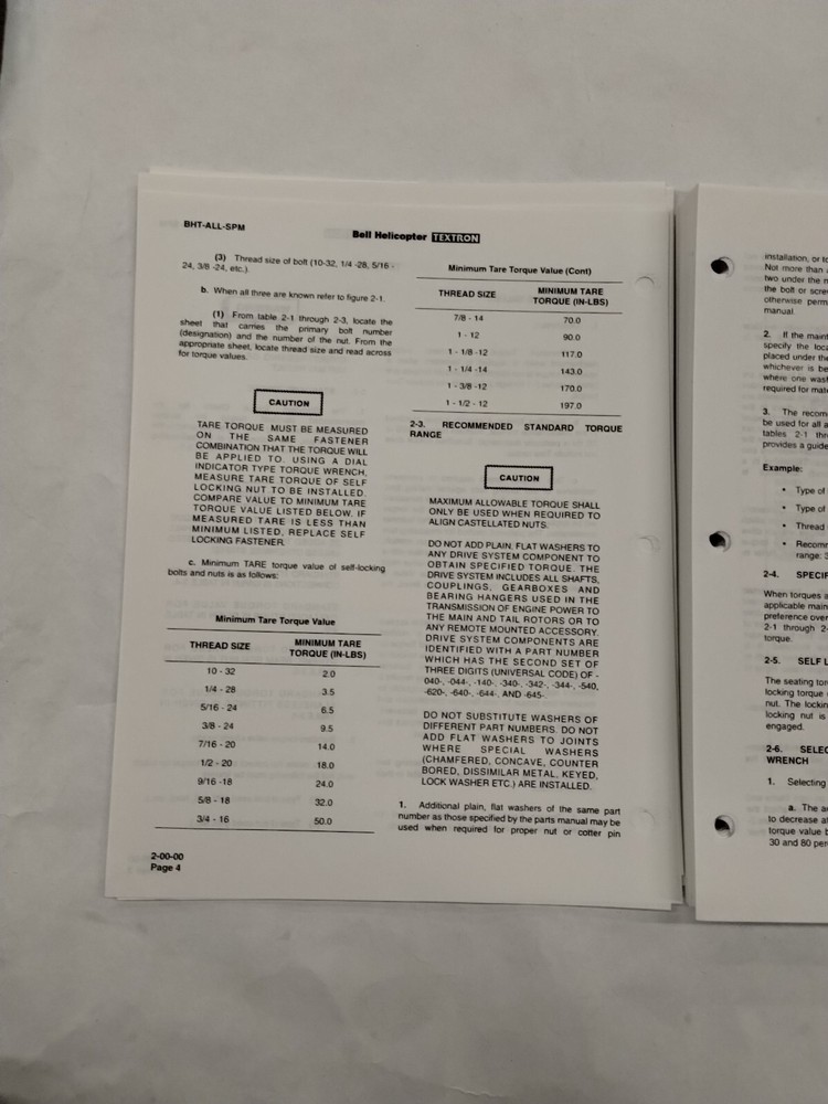 Bell Helicopter Standard Practices Manual BHT-ALL-SPM-Reproduction
