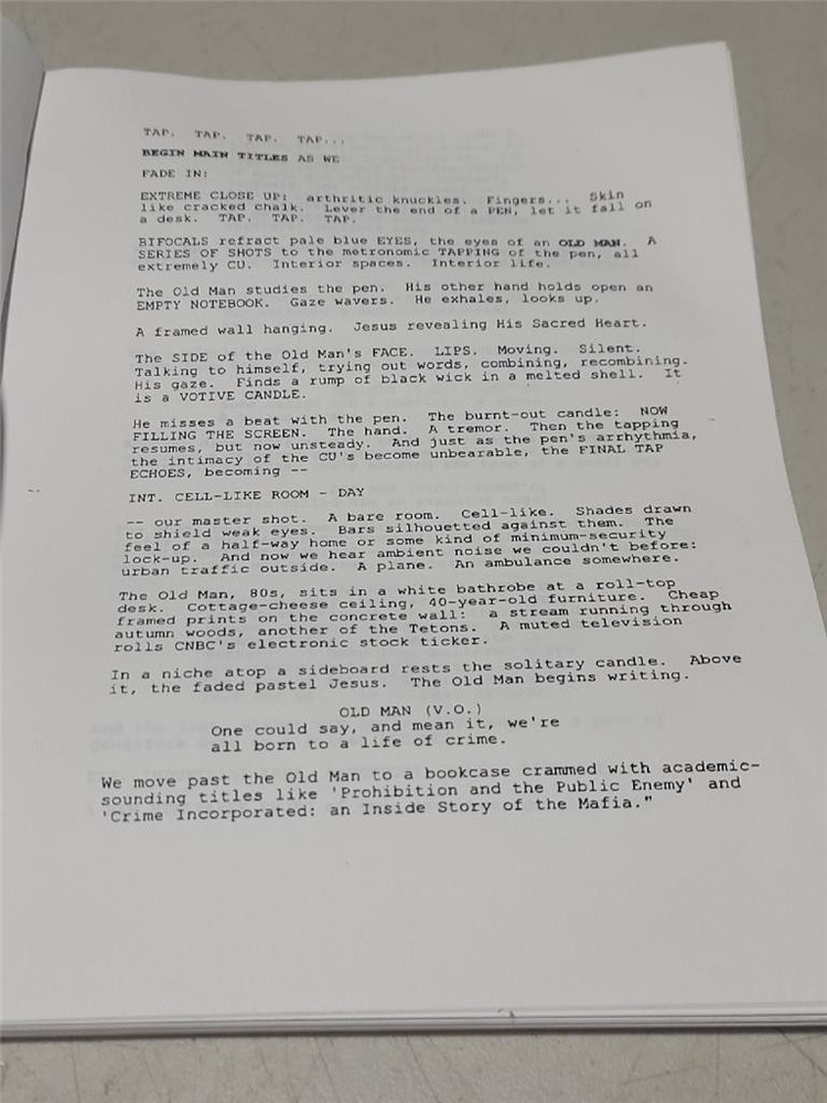 Road to Perdition 07/13/2000 Screenplay Script by David Self